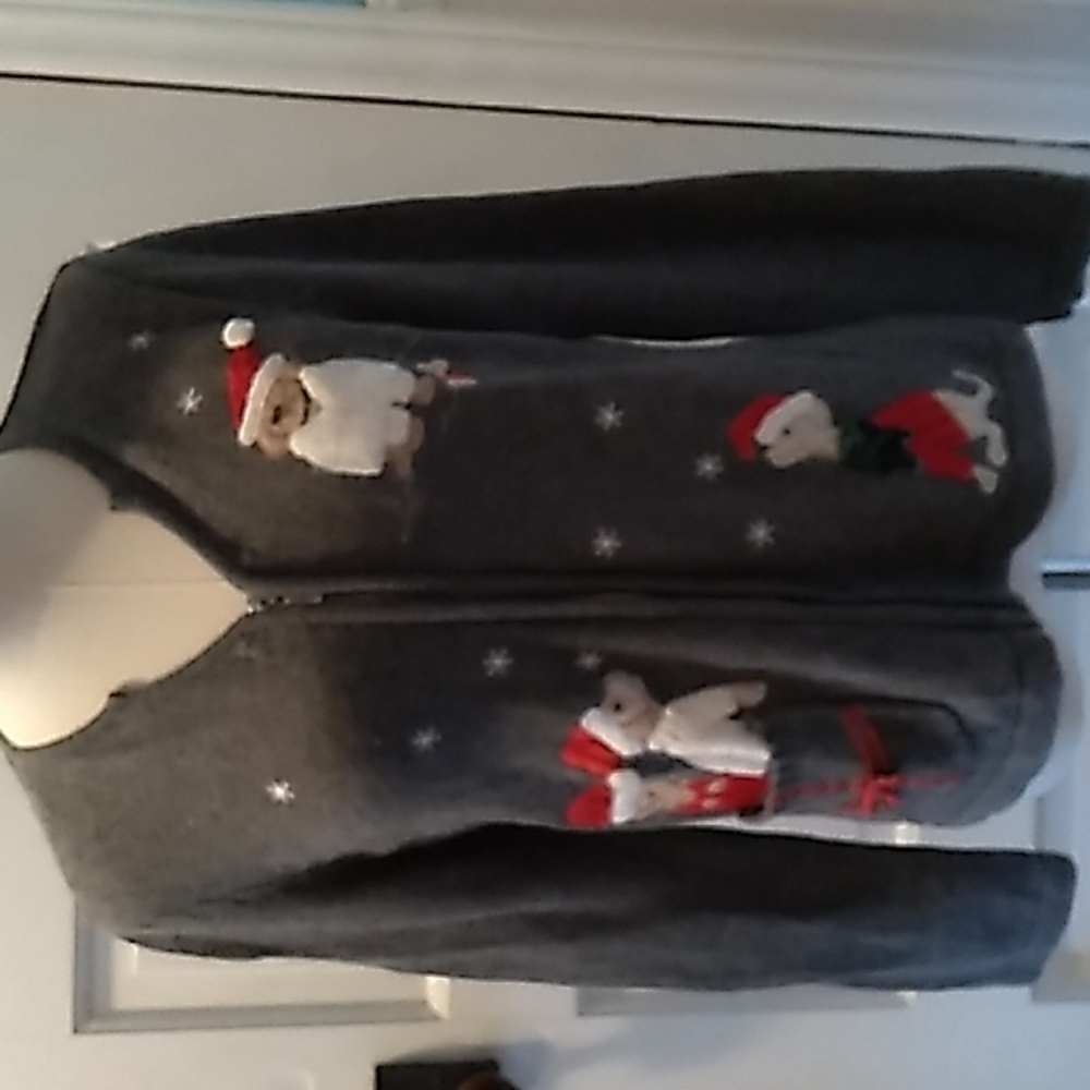 Crazy Horse ugly Christmas sweater cardigan small dog puppy 🐕